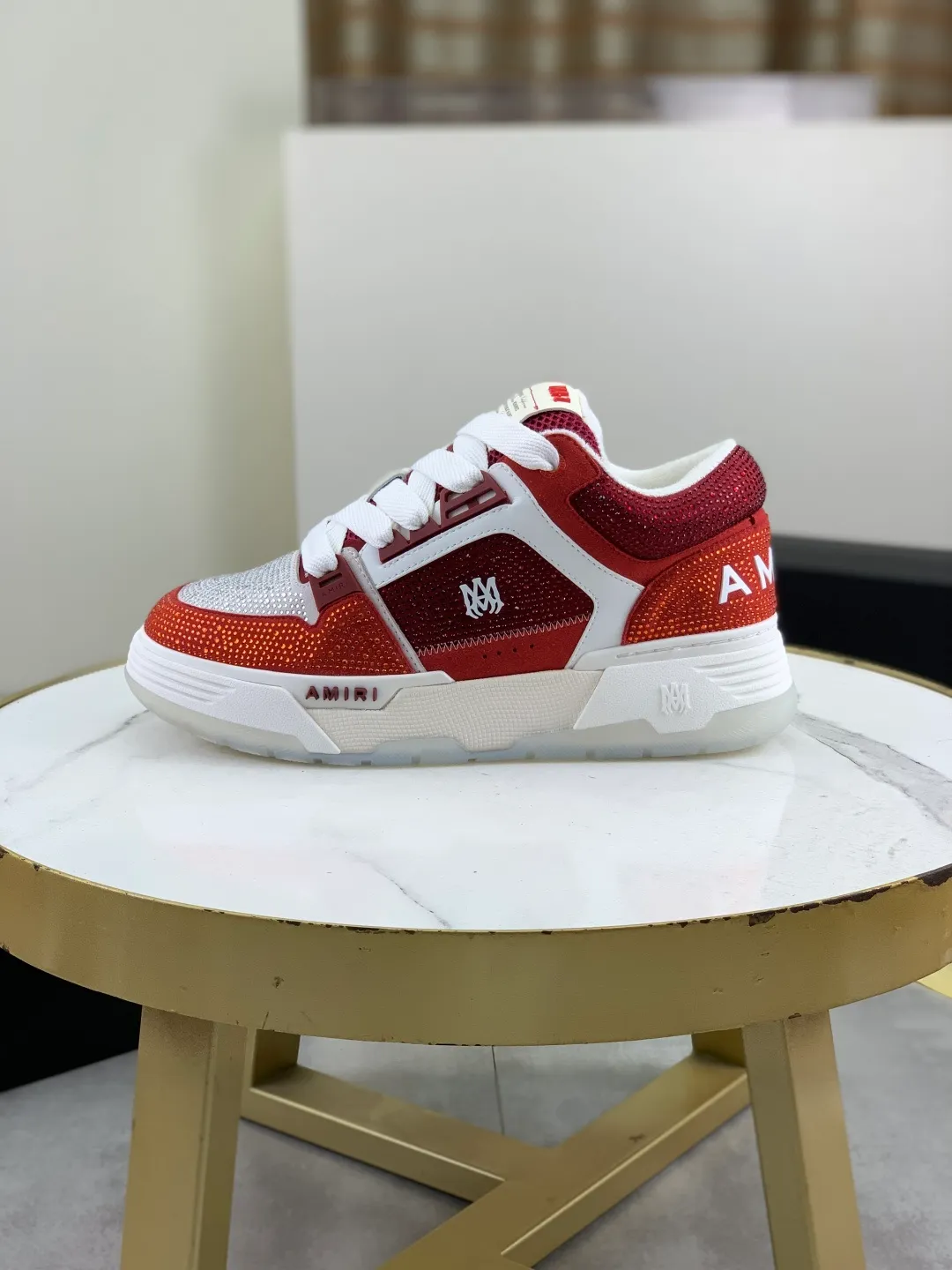 Men's men's shoes 💰P760 New [Amiri] hot diamond series Amiri - high-end quality original order casual shoes for couples 🧑‍🤝‍🧑 - Upper: 🔝Nappa calfskin, suede cowhide, canvas body hot work - Lining: brand mesh canvas cloth - Outsole: ultra-light tpu·rubber; multi-color molded outsole -Ultra-high quality control and exquisite workmanship: highlighted (high-end, extravagance, and class) -Size: Female 35-40 (41 customized) Male 38-45 (46 customized)